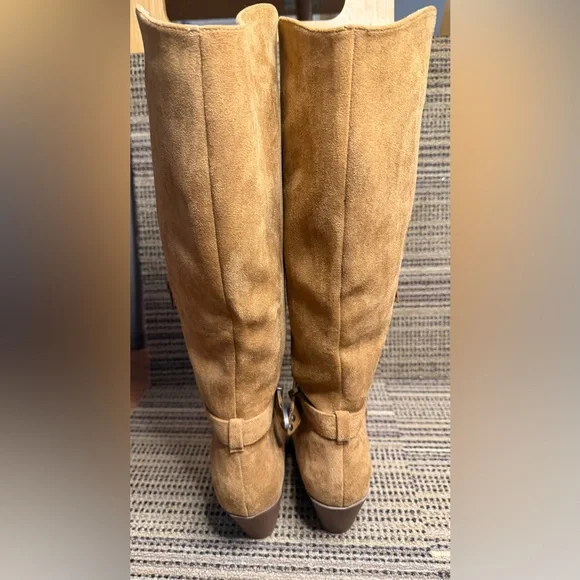 Portland Tan Suede Boots Sz 8 - Picture 8 of 14